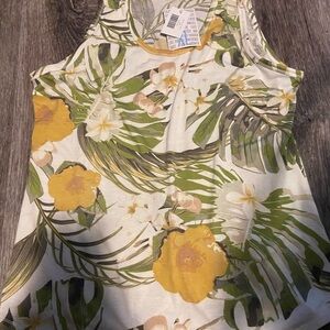 Lularoe tank top xl floral print new tag